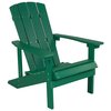 Flash Furniture Green Adirondack Side Table and 2 Chair Set JJ-C14501-2-T14001-GRN-GG